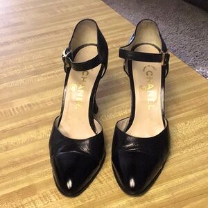 CHANEL Black Heels